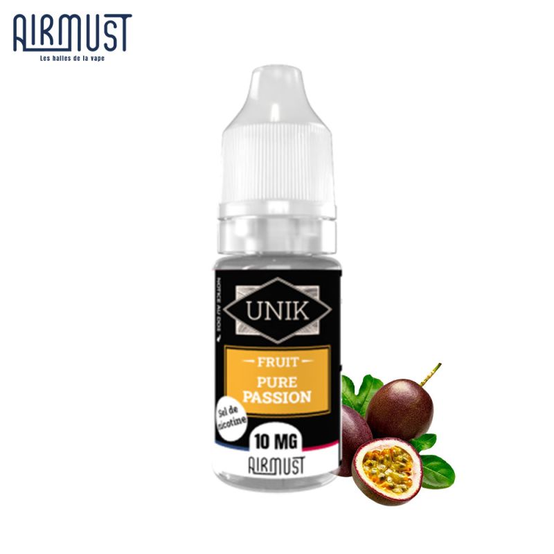 Pure Passion 10ml Nic Salt (10mg) - Unik by Airmust
