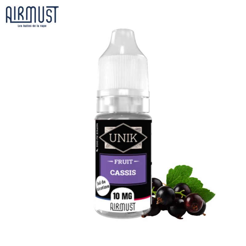 Cassis 10ml Nic Salt (10mg) - Unik by Airmust