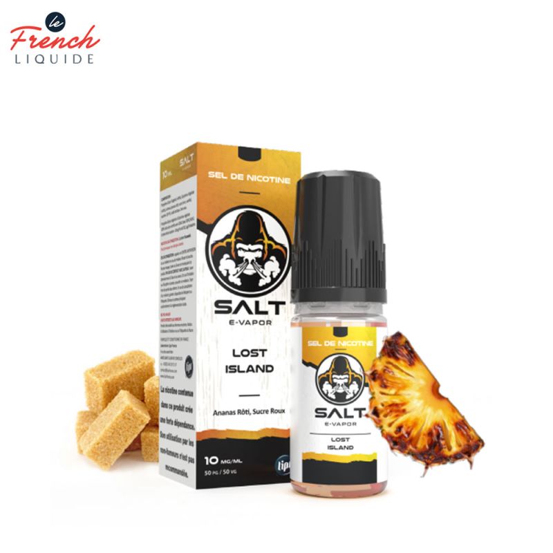 Salt E-Vapor : Lost Island 10ml (10mg) - Le French Liquide