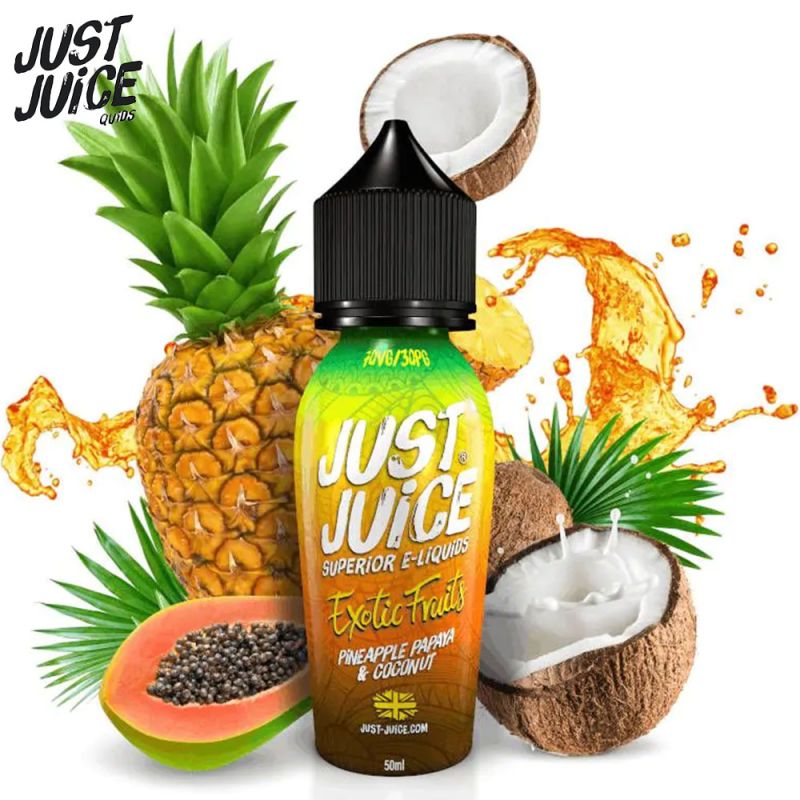 Ananas Papaye et Noix de coco 50ml (0mg) - Just Juice