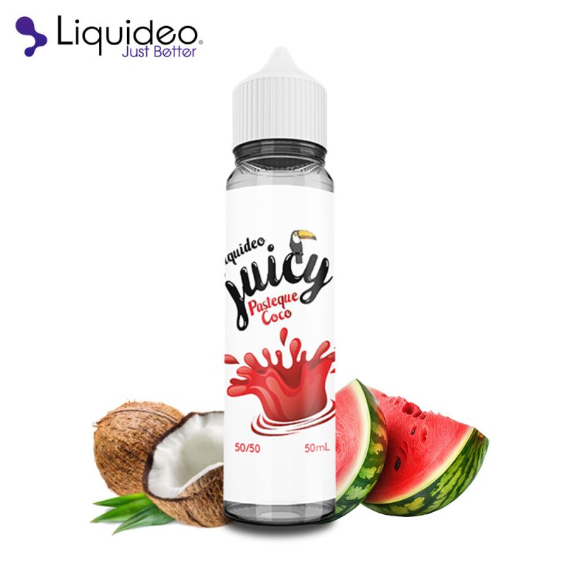 Pastèque Coco 50ml (0mg) - Liquideo