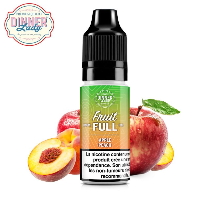 Apple Peach 10ml Nic Salt (20mg) - Fruit Full by Dinner Lady