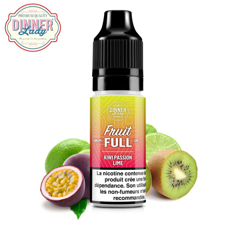 Kiwi Passion Lime 10ml Nic Salt (20mg) - Fruit Full by Dinner Lady
