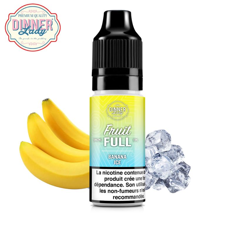Banana Ice 10ml Nic Salt (20mg) - Fruit Full by Dinner Lady
