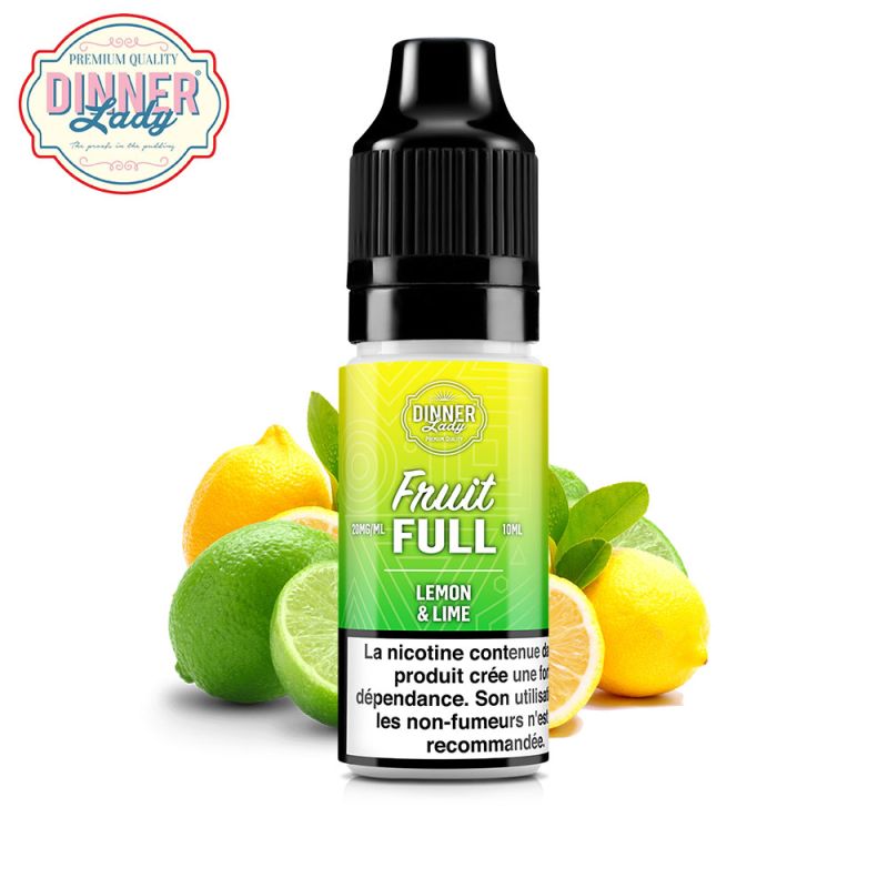 Lemon Lime 10ml Nic Salt (20mg) - Fruit Full by Dinner Lady