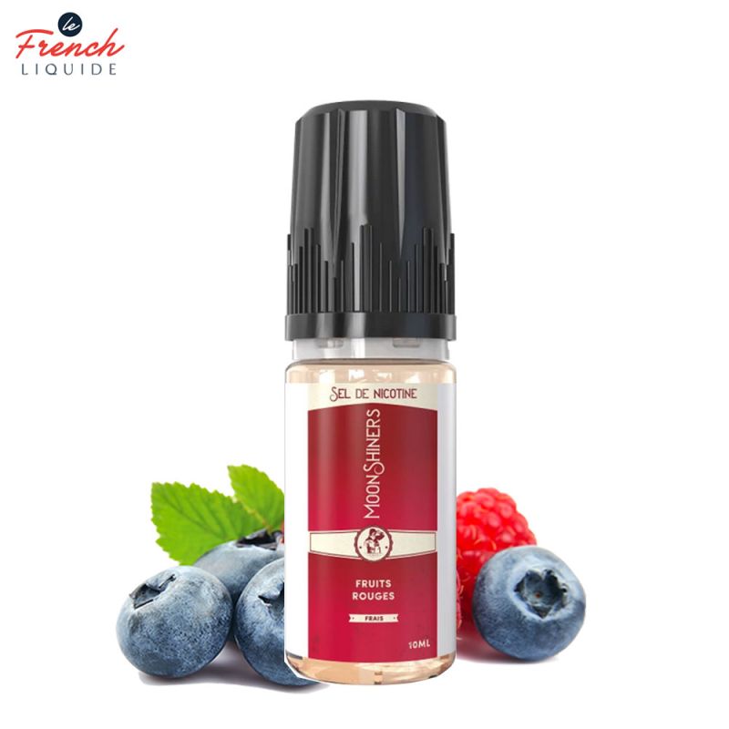 Moon Shiners : Fruits Rouges Frais 10ml Salt (10mg) - Le French Liquide