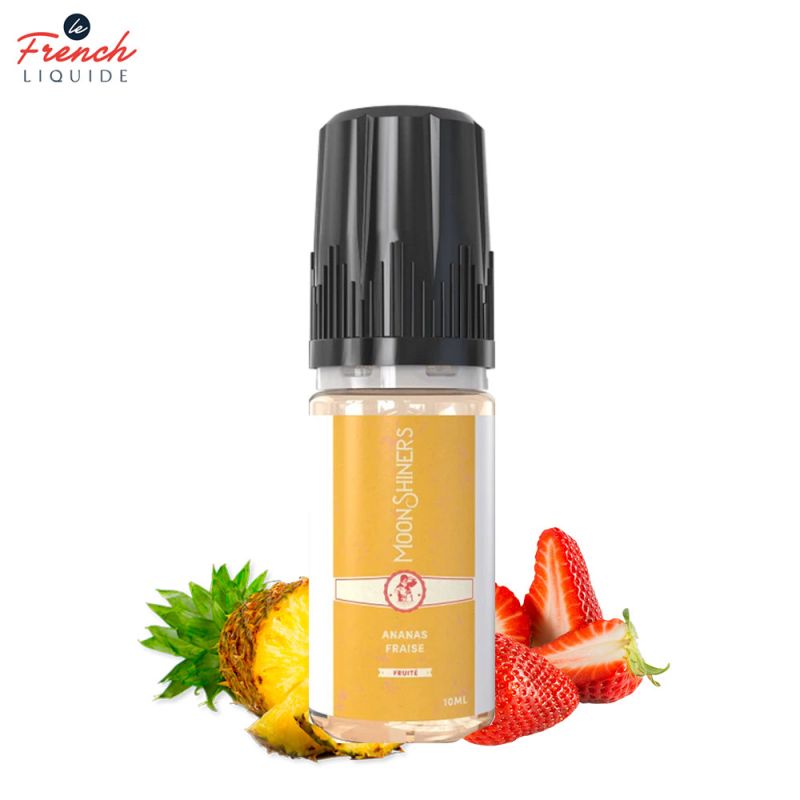 Moon Shiners : Ananas Fraise 10ml Salt (10mg) - Le French Liquide