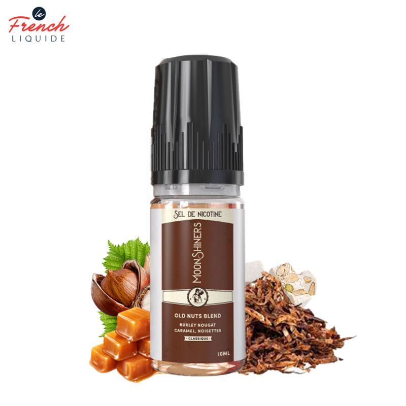 Moon Shiners : Old Nuts Blend 10ml Salt (20mg) - Le French Liquide