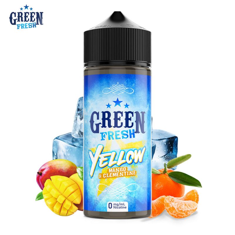 Yellow 100ml (0mg) - Green Fresh by eliquid France