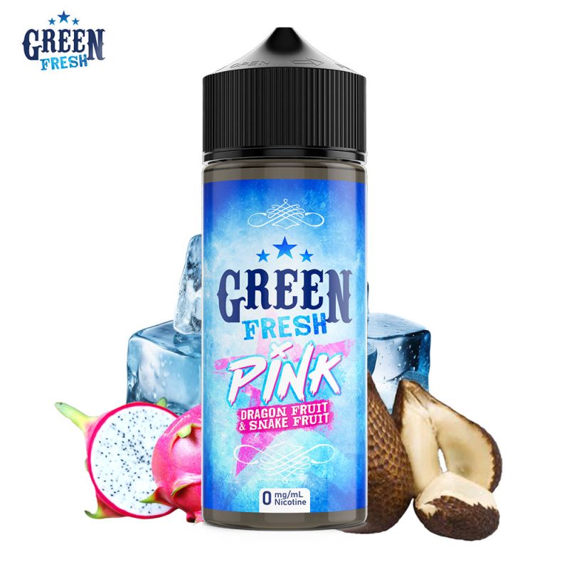 Pink 100ml (0mg) - Green Fresh by eliquid France