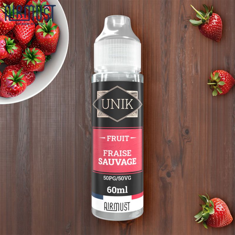 Fraise Sauvage 60ml (0mg) - Unik by Airmust