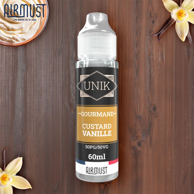 Custard Vanille 60ml (0mg) - Unik by Airmust