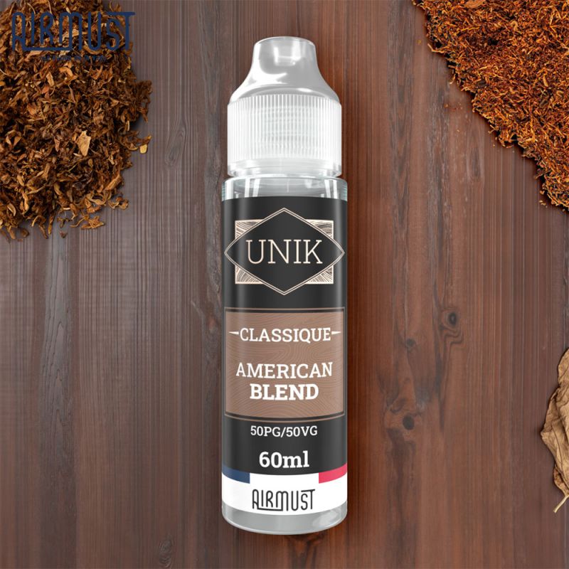 American Blend 60ml (0mg) - Unik by Airmust