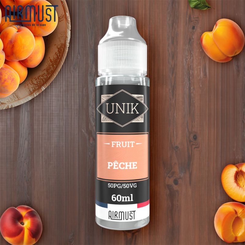 Pêche 60ml (0mg) - Unik by Airmust