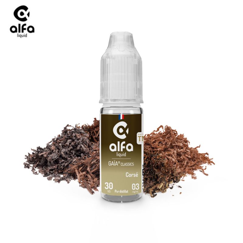 Corsé 10ml Gaïa Classics (16mg
                              70% / 30%) - Alfaliquid