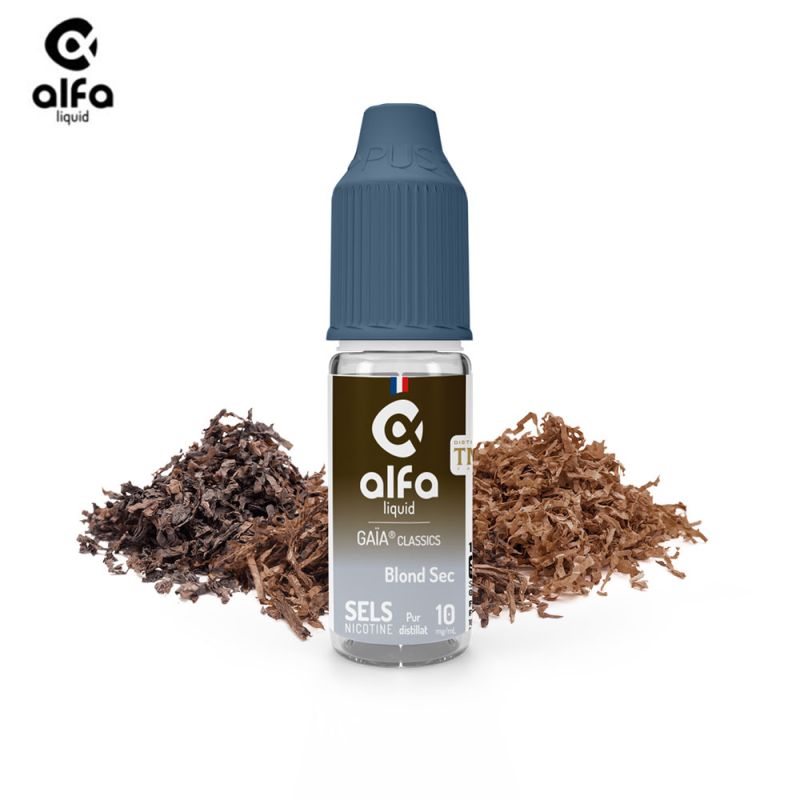 Blond Sec 10ml Nic Salt Gaïa Classics (10mg
                              50% / 50%) - Alfaliquid