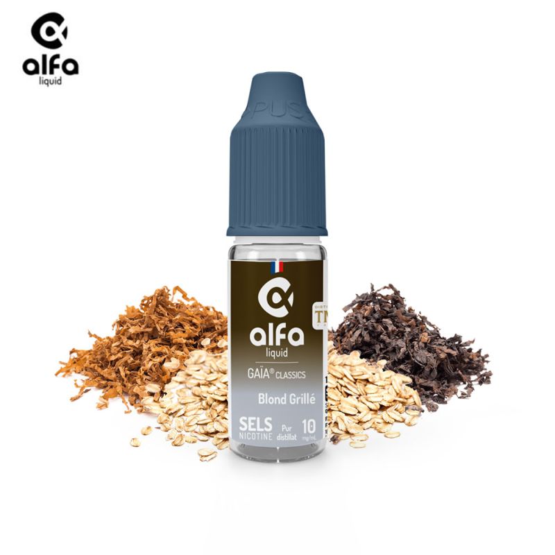 Blond Grillé 10ml Nic Salt Gaïa Classics (20mg
                              50% / 50%) - Alfaliquid