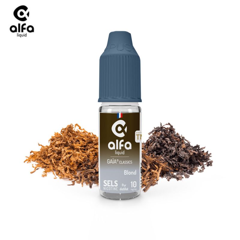 Blond 10ml Nic Salt Gaïa Classics (10mg
                              50% / 50%) - Alfaliquid