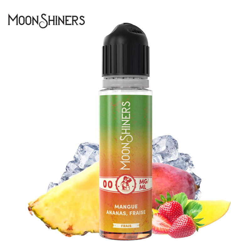 Mangue Ananas Fraise Frais 50ml (0mg) - Moon Shiners by Le French Liquide