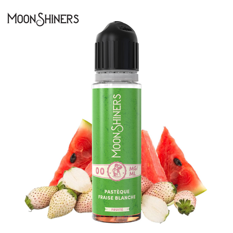 Pastèque Fraise 50ml (0mg) - Moon Shiners by Le French Liquide