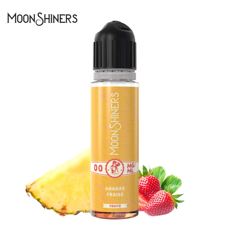 Ananas Fraise 50ml (0mg) - Moon Shiners by Le French Liquide