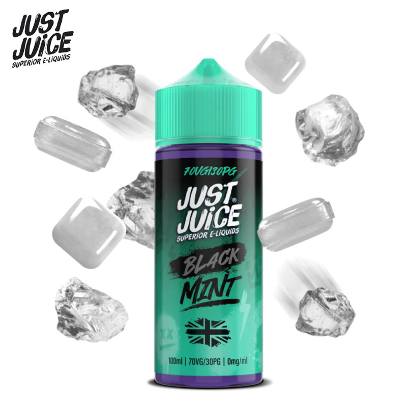 Black 100ml (0mg) - Mint By Just Juice