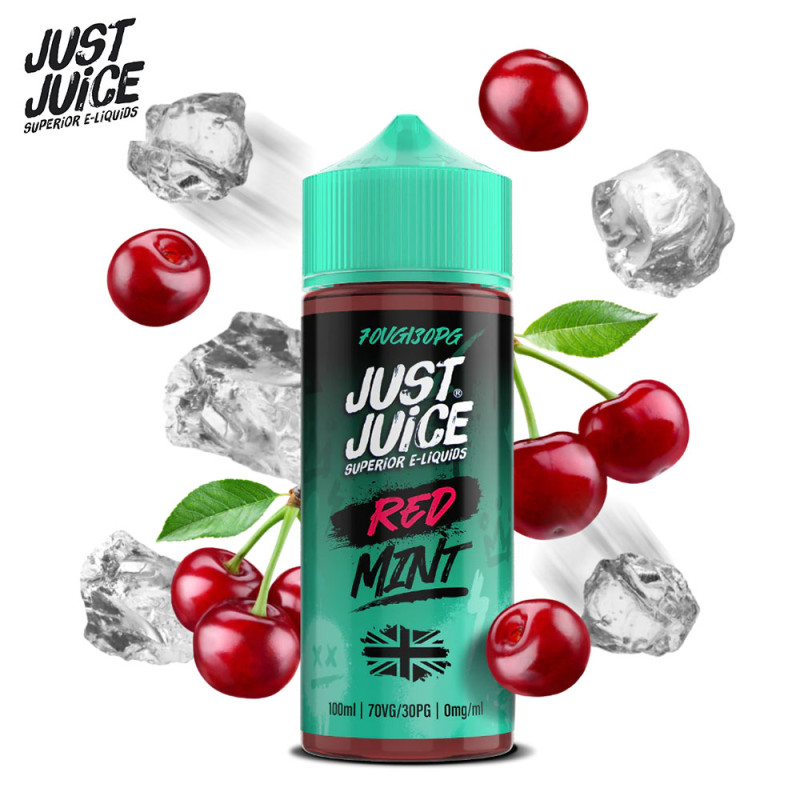 Red 100ml (0mg) - Mint By Just Juice