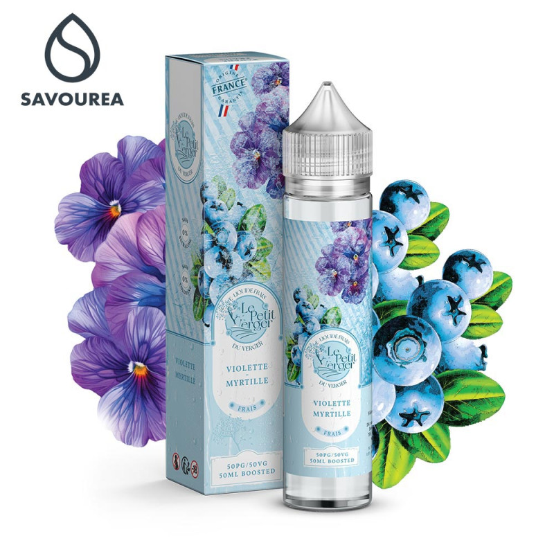 Violette Myrtille 50ml (0mg) - Le Petit Verger Frais by Savourea