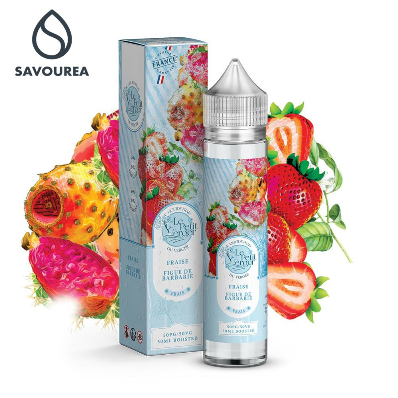 Fraise Figue De Barbarie 50ml (0mg) - Le Petit Verger Frais by Savourea