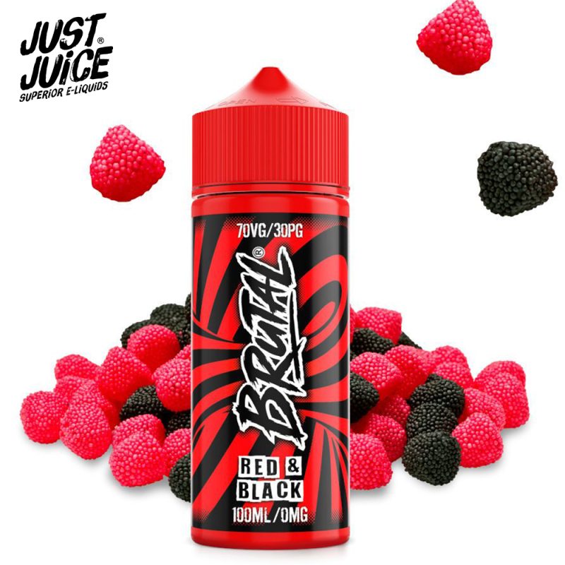 Red & Black 100ml (0mg) - Brutal by Just Juice