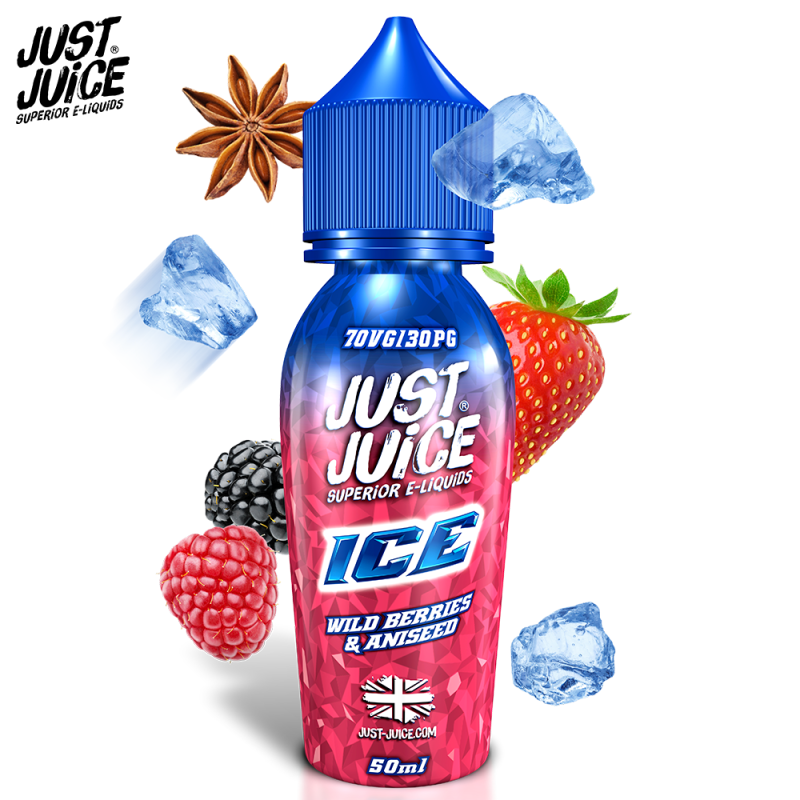 Wild Berries & Aniseed Ice 50ml (0mg) - Just Juice