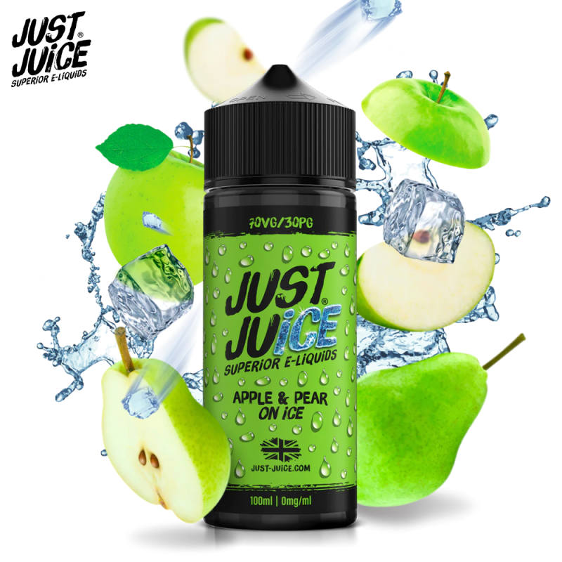Pomme & Poire glacées 100ml (0mg) - Just Juice