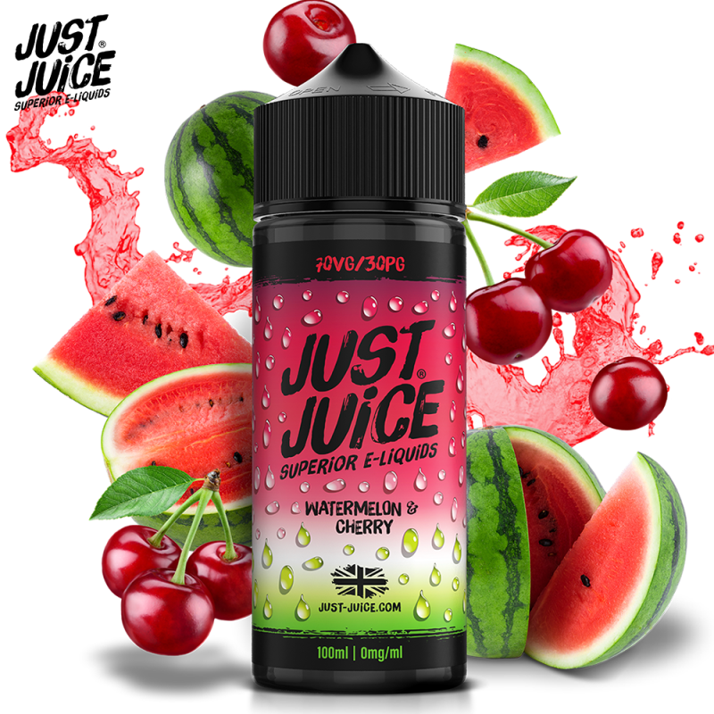 Pastèque & Cerise 100ml (0mg) - Just Juice
