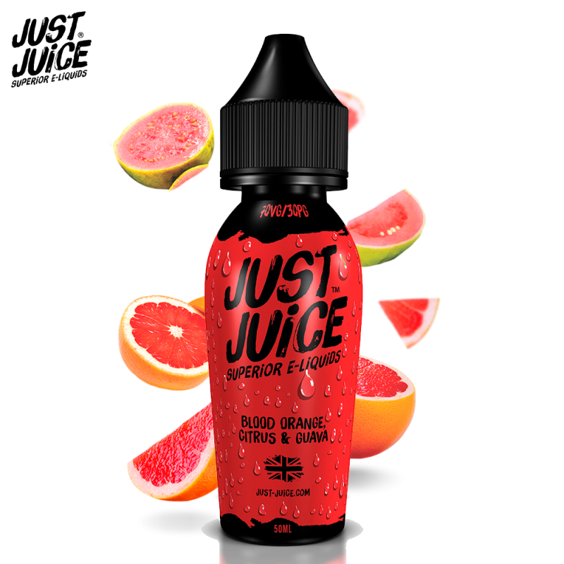Orange Sanguine Citron et Goyave 50ml (0mg) - Just Juice