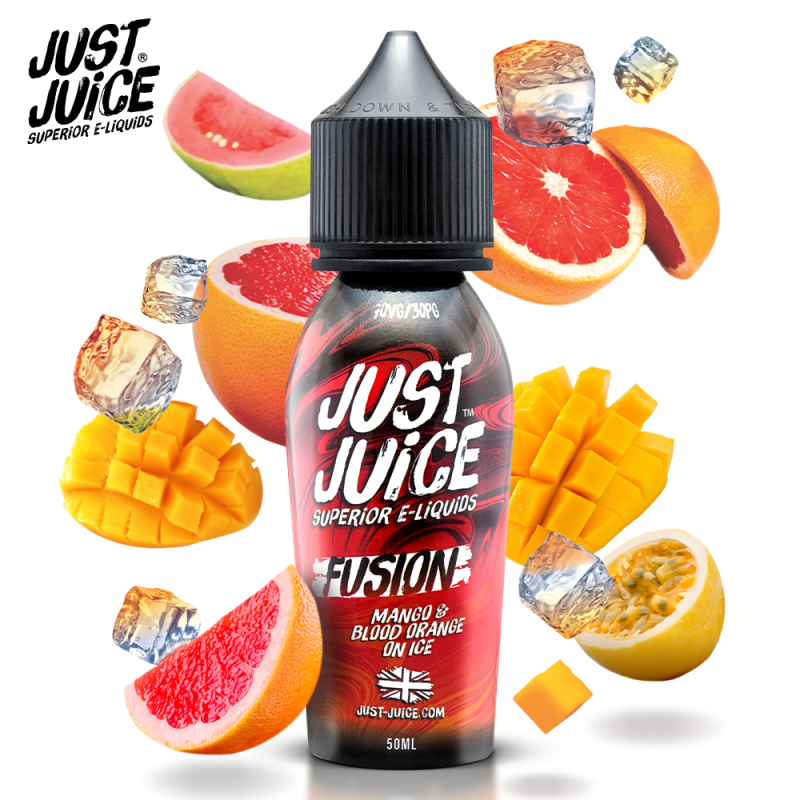 Mangue et Orange Sanguine Sur Glace 50ml (0mg) - Just Juice