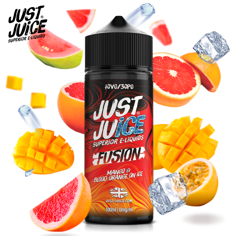 Mangue et Orange Sanguine Sur Glace 100ml (0mg) - Just Juice