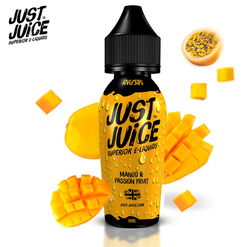 Mangue & Fruit de la passion 50ml (0mg) - Just Juice