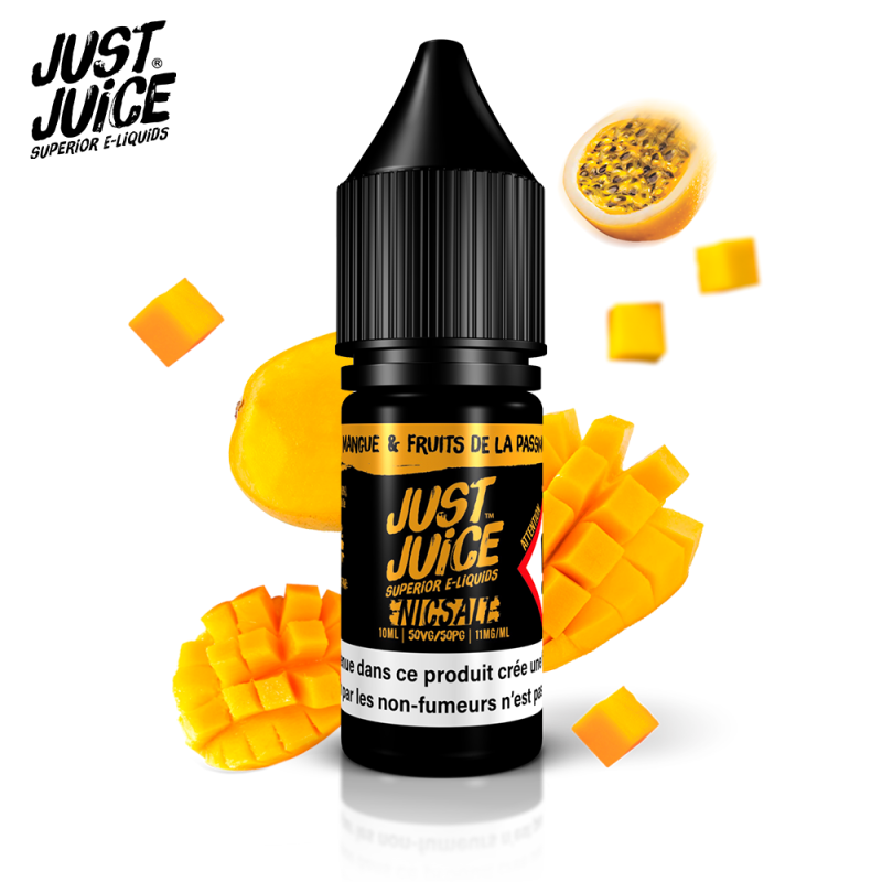 Mangue & Fruit de la passion 10ml Nic Salt (11mg) - Just Juice