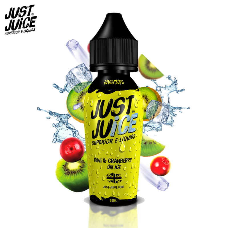 Kiwi & Cranberries Glacées 50ml (0mg) - Just juice