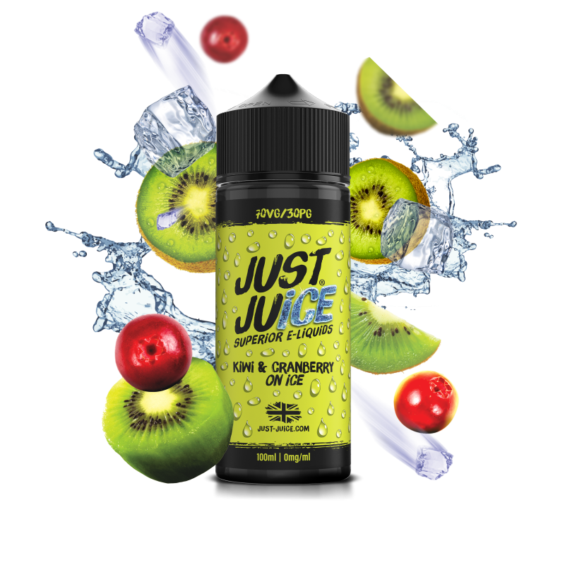 Kiwi & Cranberries Glacées 100ml (0mg) - Just juice