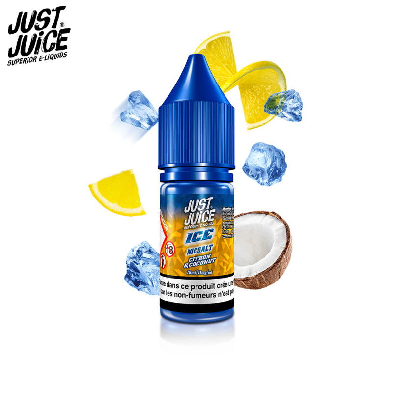 Citron & Coconut Ice 10ml Nic Salt (11mg) - Just Juice