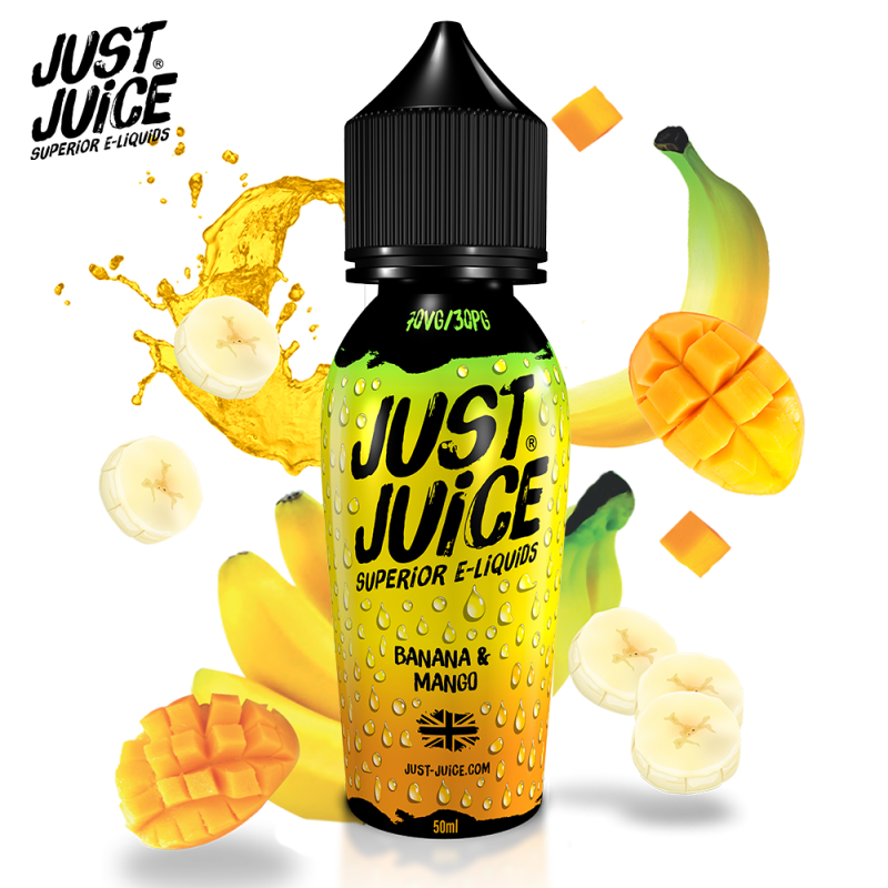 Banane & Mangue 50ml (0mg) - Just Juice