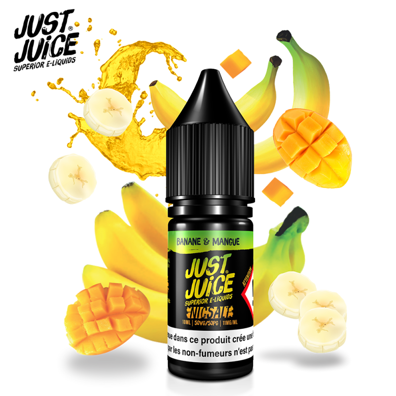 Banane & Mangue 10ml Nic Salt (20mg) - Just Juice