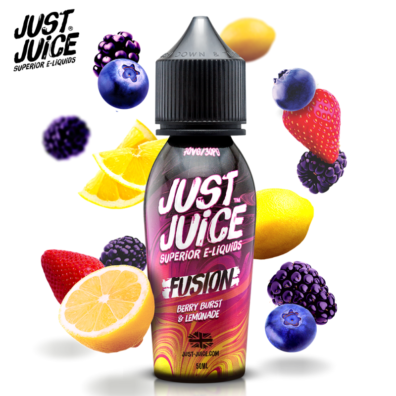 Baies Bleus & Limonade 50ml (0mg) - Just Juice