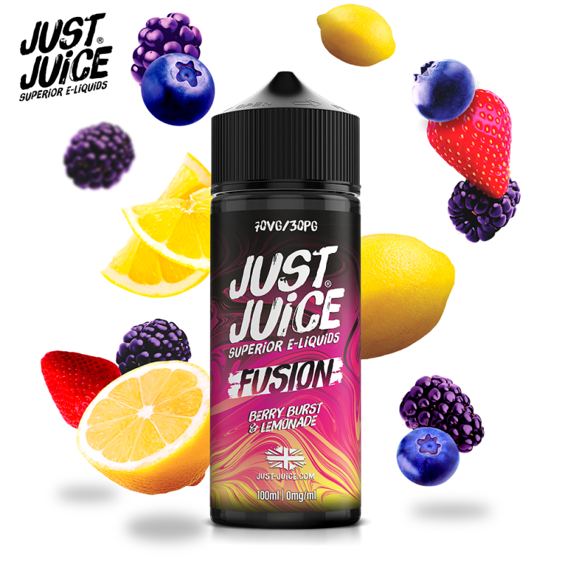 Baies Bleus & Limonade 100ml (0mg) - Just Juice