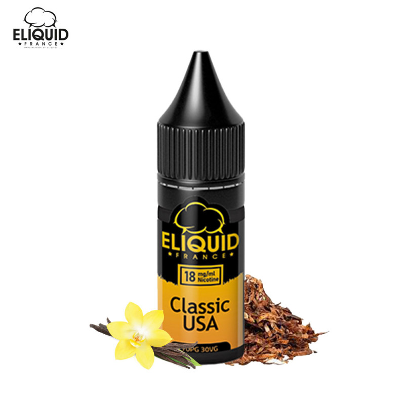 Classic Usa 10ml (0mg) - Eliquid France