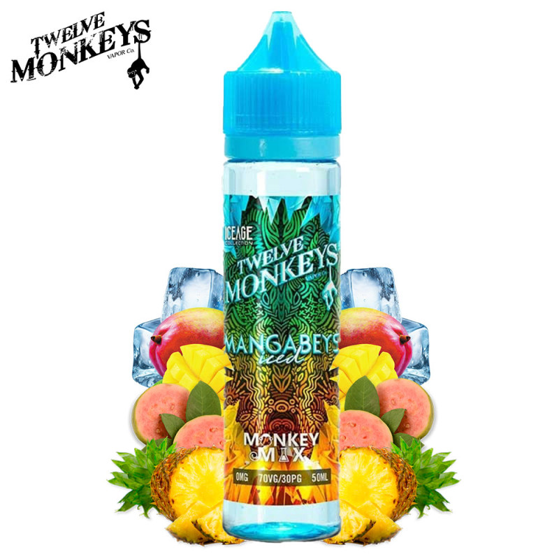 Mangabey Iced 50ml (0mg) - Ice Age by 12 Monkeys