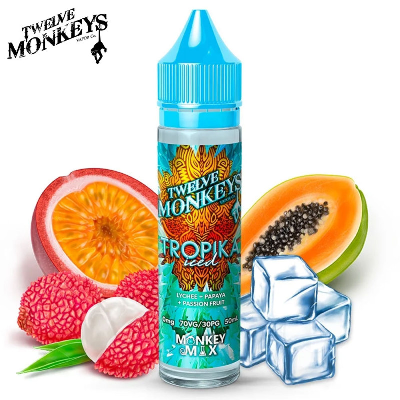 Tropika Iced 50ml (0mg) - Ice Age by 12 Monkeys