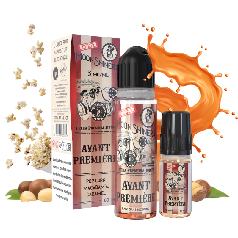 Avant première 60ml Easy2Shake (3mg) - Moon Shiners by Le French Liquide