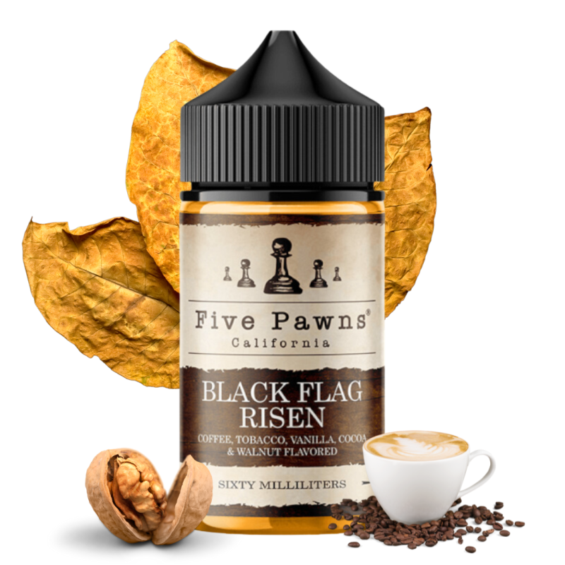 Black Flag Risen 50ml (0mg) - Five Pawns